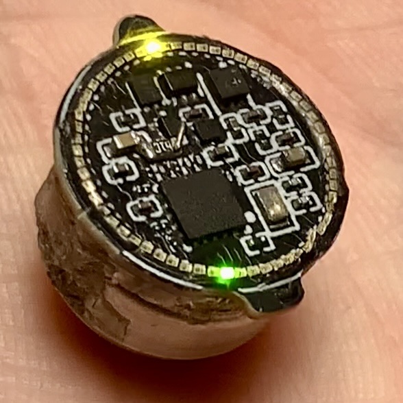 Working Pace timer held in one hand